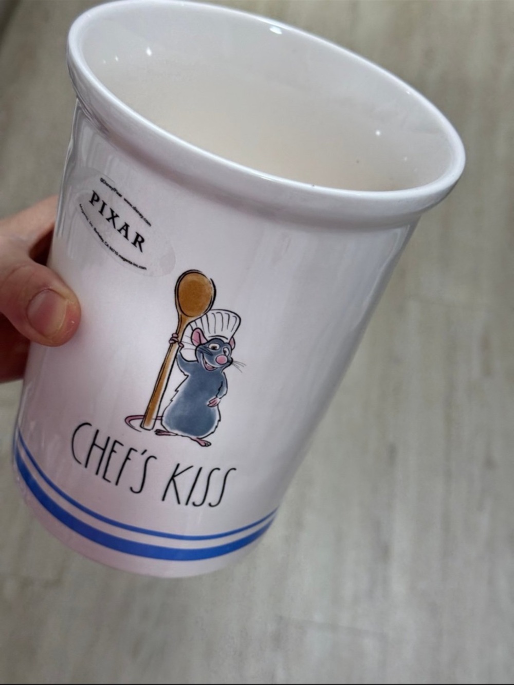 Rae dunn Pixar Chef's Kiss Ceramic utensils holder - Picture 2 of 2